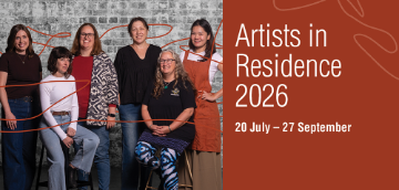 Group photo of Artists in Residence 2026 